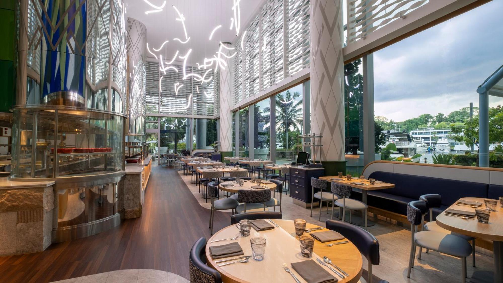 W Singapore - Sentosa Cove Eksteriør billede The interior of the restaurant