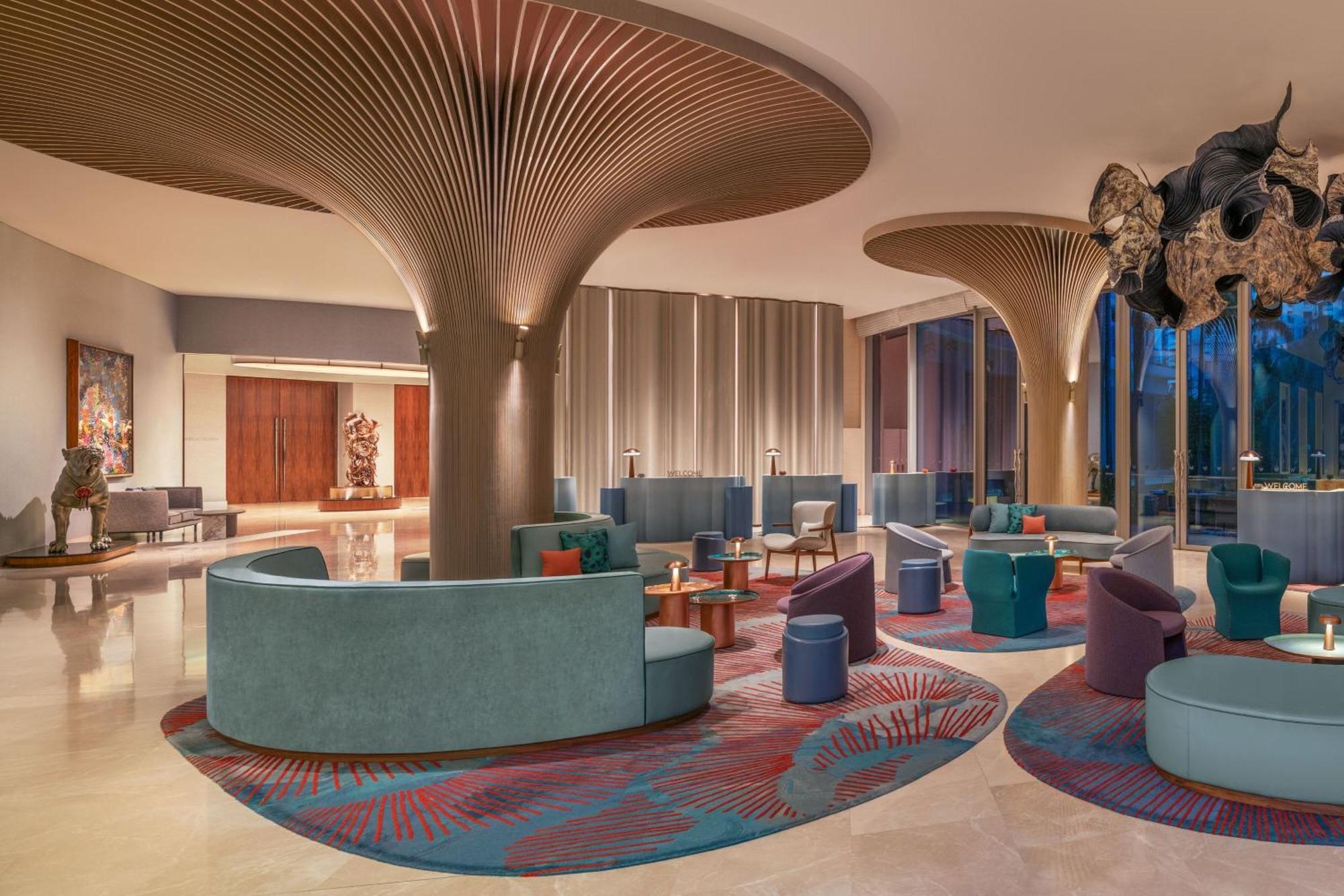 W Singapore - Sentosa Cove Eksteriør billede The lobby of the hotel