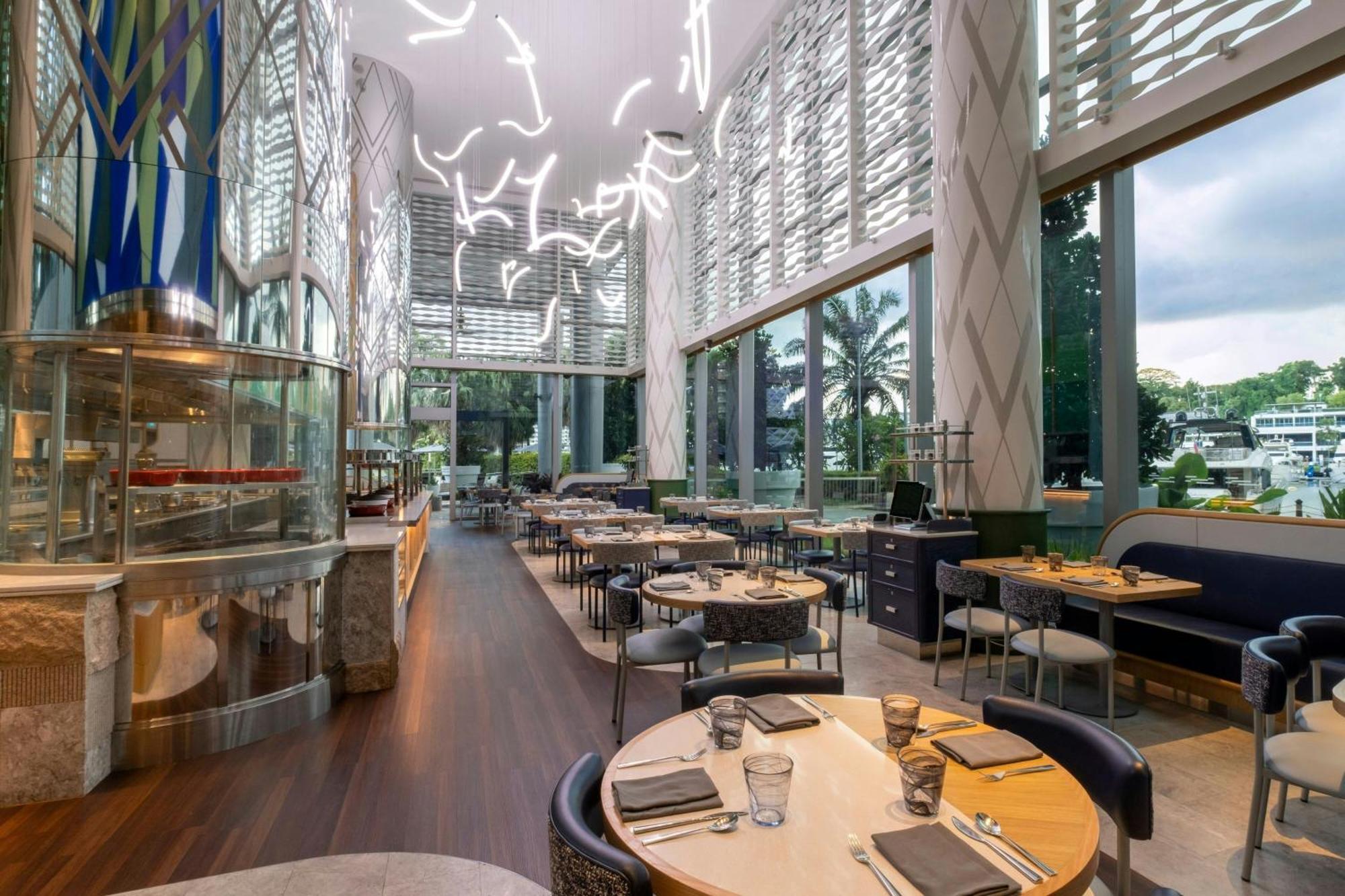 W Singapore - Sentosa Cove Eksteriør billede The interior of the restaurant